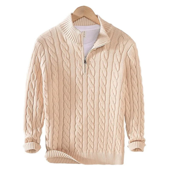 Tommy | Baumwoll-Halbzip-Pullover