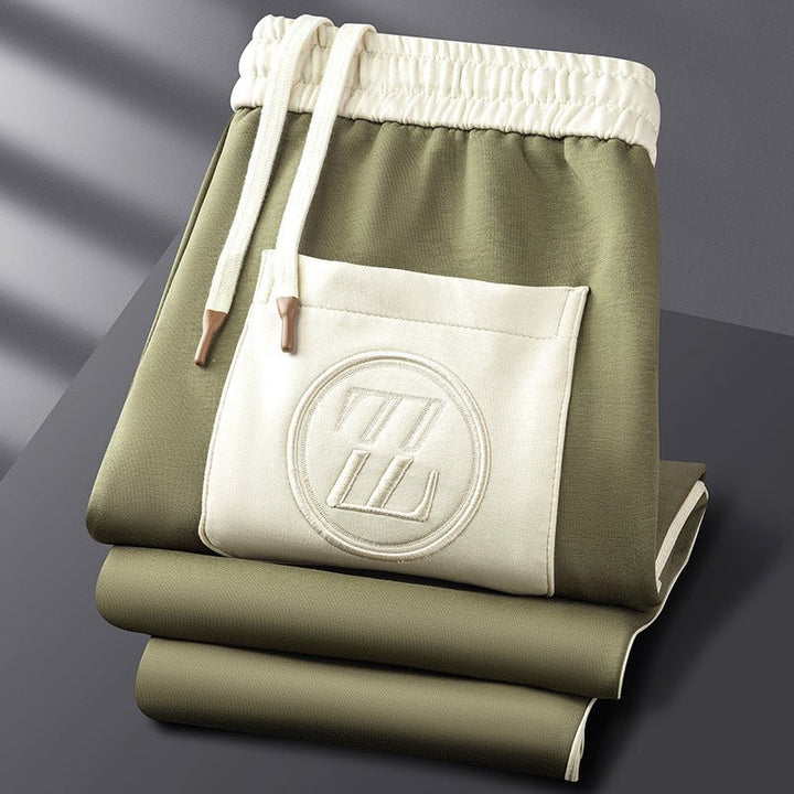 Luca | Herren 2-teiliges Trainingsanzug-Set mit Reißverschlussjacke und Seitenstreifen-Jogginghose